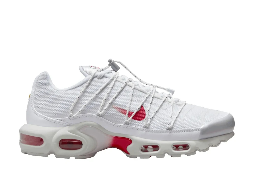 Nike Wmns Air Max Plus Lace Toggle 'White University Red' FN3488-100