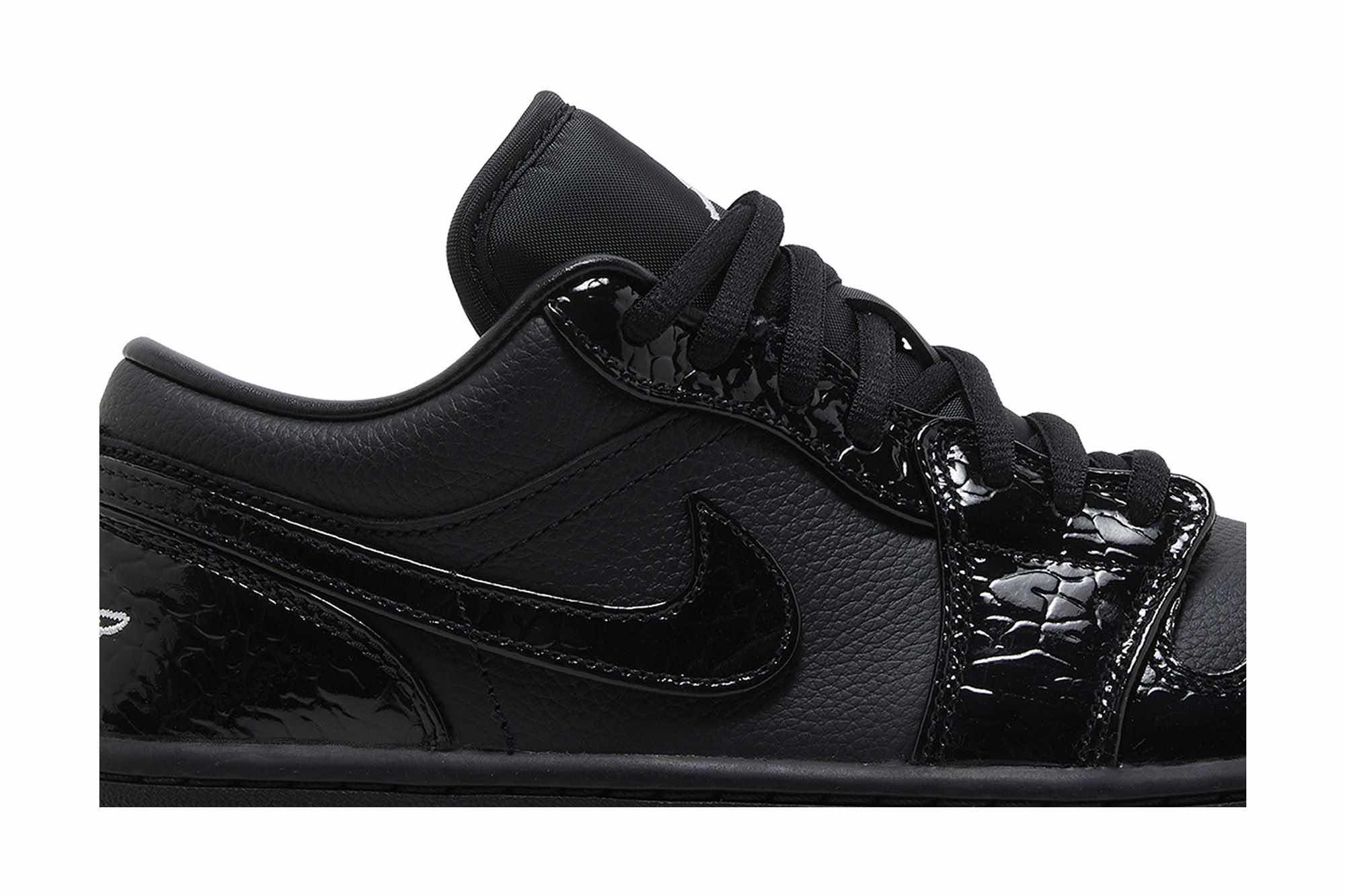 Air Jordan 1 Low SE 'Black Patent' HJ7743-010