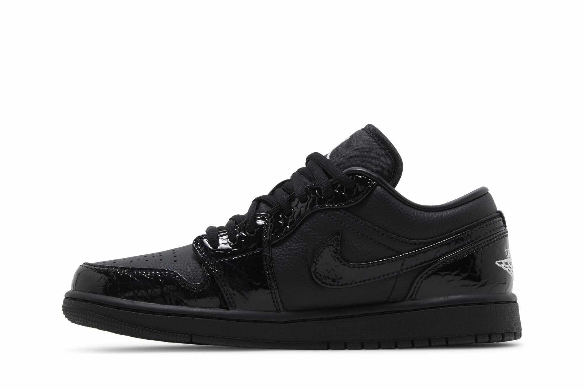 Air Jordan 1 Low SE 'Black Patent' HJ7743-010