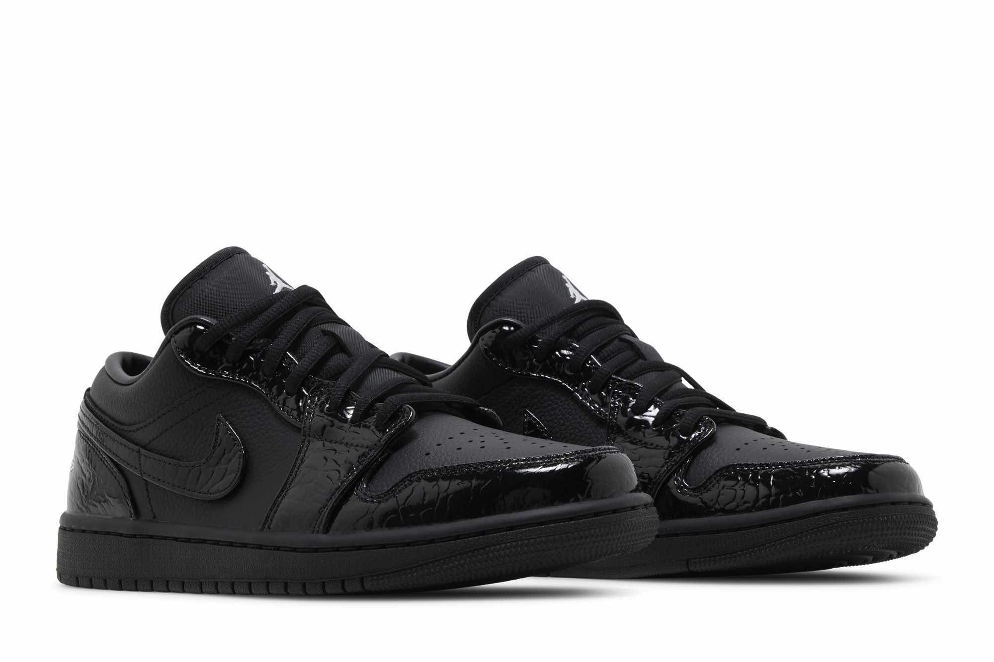 Air Jordan 1 Low SE 'Black Patent' HJ7743-010